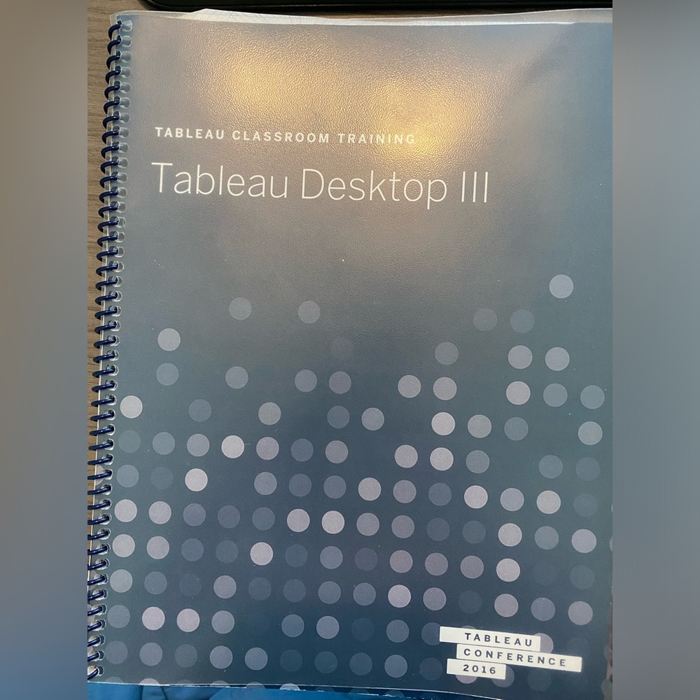 Tableau Desktop training